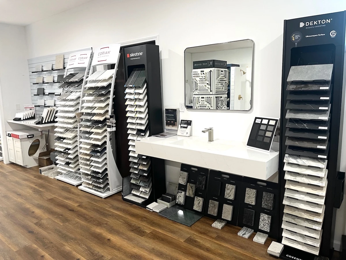 Tile and stone samples for every countertop and decorative finishing project