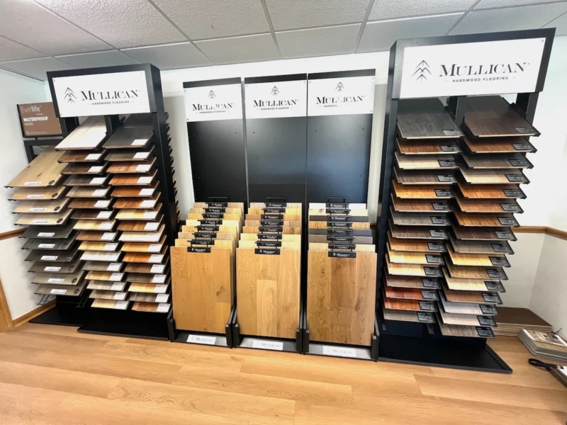 4-Home showroom flooring samples area